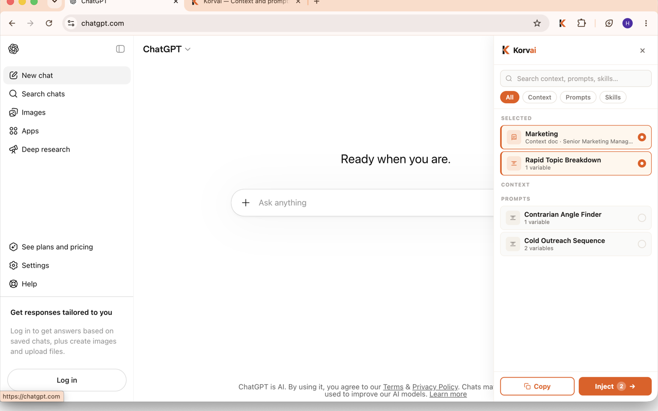 Korvai product screenshot