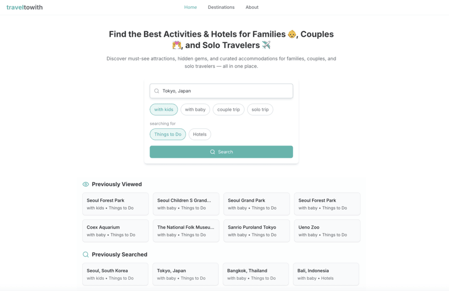 TravelToWith — Home